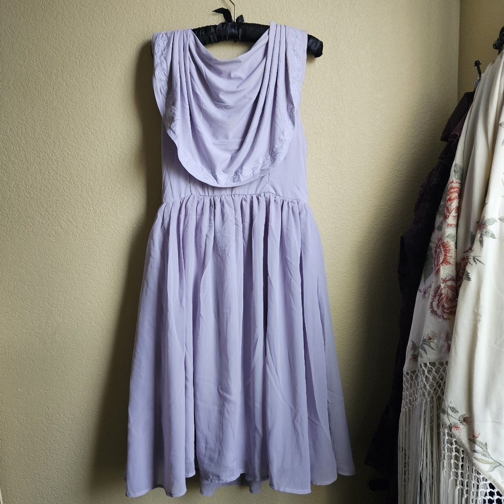 Her Universe The Lord Of The Rings Arwen Cowl Neck Dress - Picture 12 of 13
